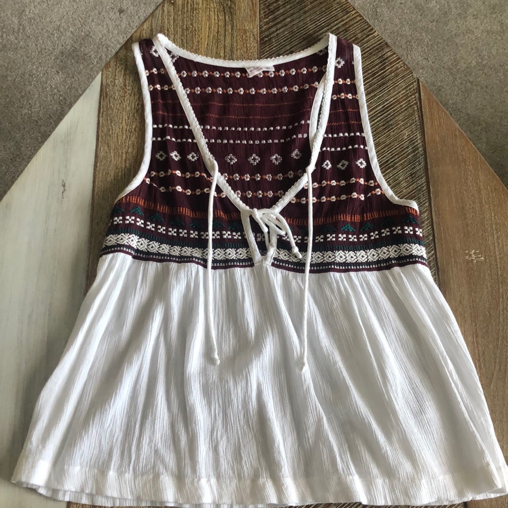 Melrose & Market Boho Tank Top - Size Small